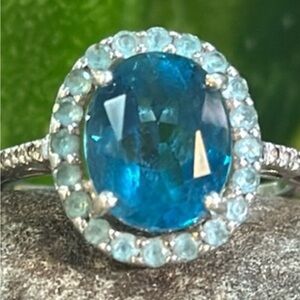 Sterling Blue Apetite Ring